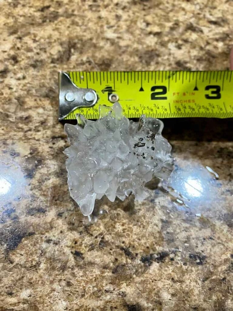 3/21/24: 2-inch Hail and Strong Thunderstorms Wreck Leon Valley | Rox ...