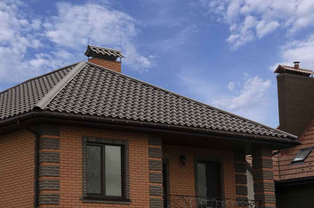Metal roof on a home in San Antonio, Texas