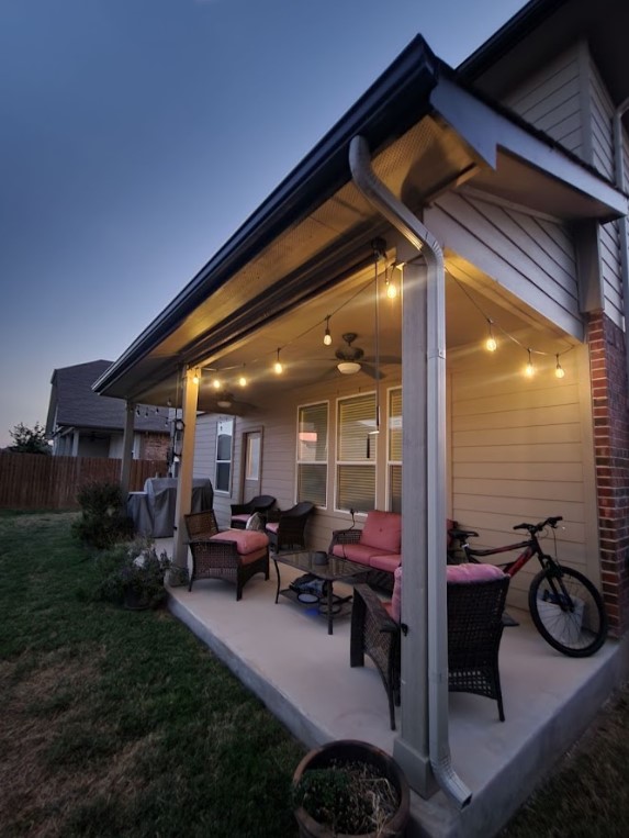 seamless gutters in San Antonio